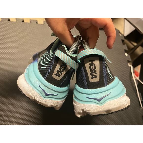 Hoka One One Womens Bondi 5 1014759 MBBRD Blue Running Shoes Sneakers Size 8.5e - Picture 6 of 8